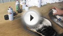 How To Paint Snow And Blue Goose Windsock Decoys