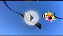 Rainbow Asteroid spikey ball windsock