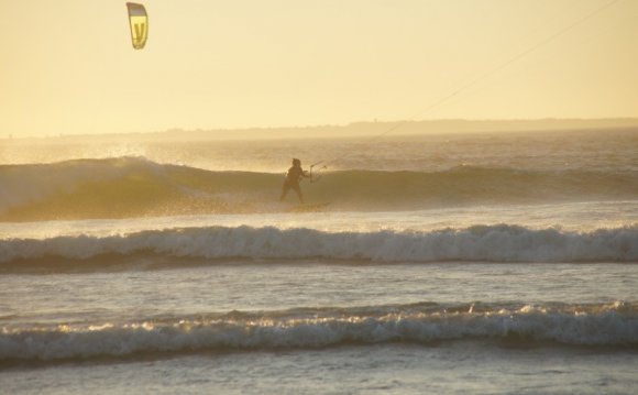 Kitesurfing is a growing sport