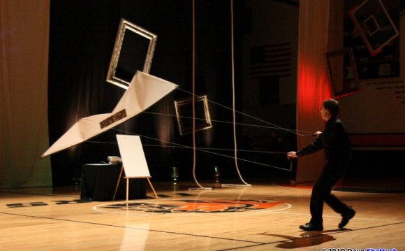 Their indoor kite-flying