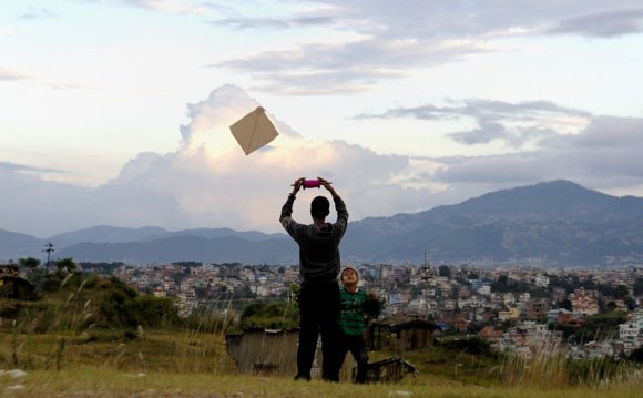 Top 10 Dashain Kites Photos of