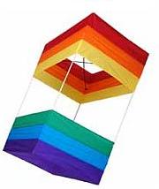 A modern retail version of a traditional square 2-cell box kite
