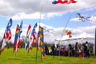Banners, Kites & Kites Sales Booth Rick's Darts & Games