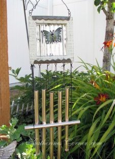 butterfly garden chimes