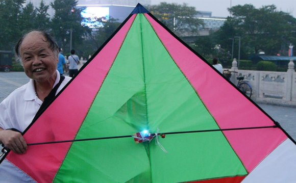 Kite flying in China