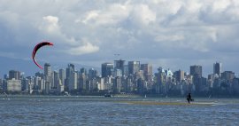 kiteboarding in vancouver by alfred hermida