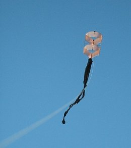 Learn how to make a Box kite from bamboo skewers and plastic.