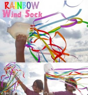 Make your own windsocks. A fun and colourful craft to inspire physical movement and self expression.