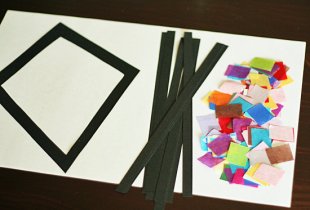 Supplies for stained glass kites